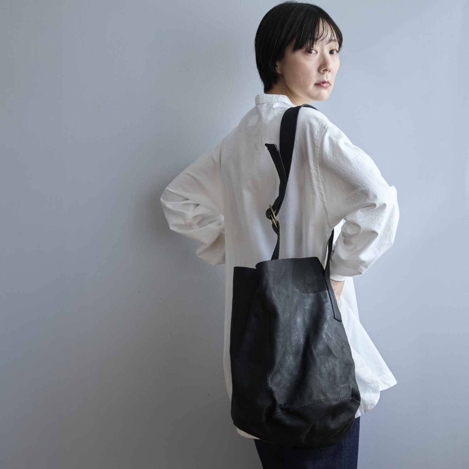 【受注生産品】amenez-moi!/circle bag 80